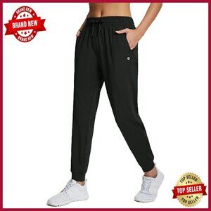 Fleece Lined Joggers Water-Resistant Thermal Pants Winter Running Hiking
